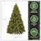 7.5 ft. Pre-lit Hinged Carolina Pine Full Artificial Christmas Tree, Clear Lights